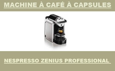 machine Nespresso Zenius Professional 