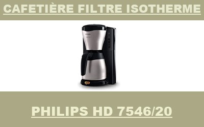 Philips Cafetière Filtre Isotherme avis
